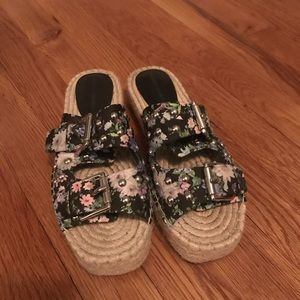 Rebecca Minkoff flower espadrille size 7.5